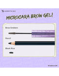 Somethinc Brow Emblem Microcara Brow Gel Waterproof Dark Brown