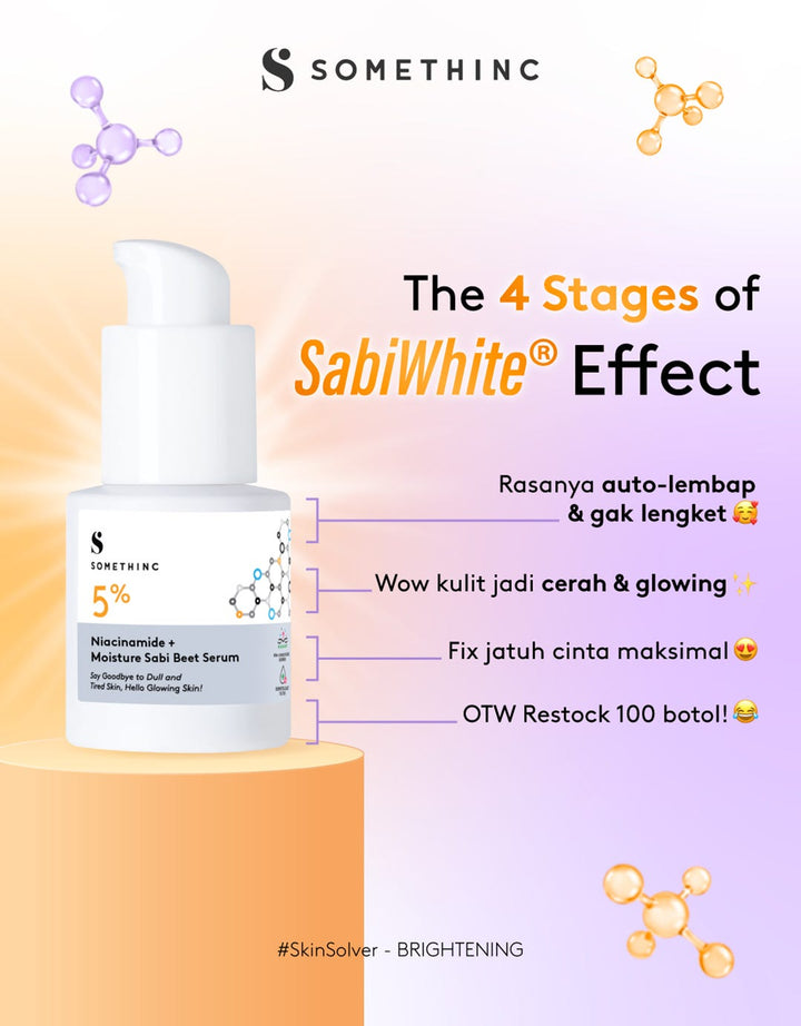 Somethinc 10% Niacinamide+Moisture Sabi Beet Max Brightening Serum 20Ml