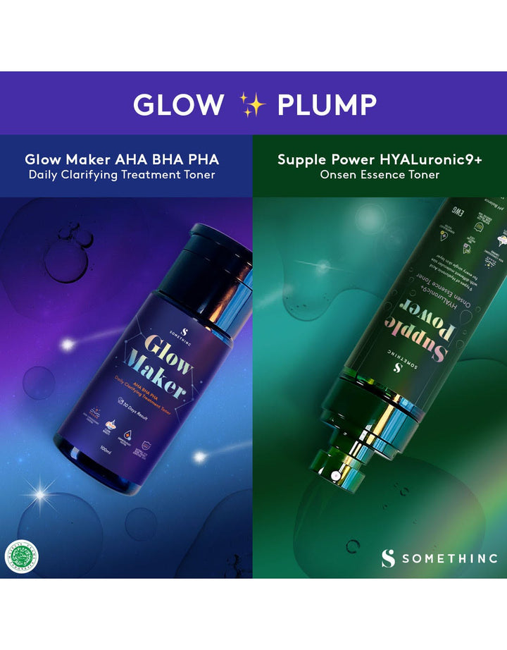 Somethinc Glow Maker AHA BHA PHA Clarifying Treatment Toner 100ml