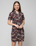 Arjuna Weda Sack Dress Batik Mega Mendung II