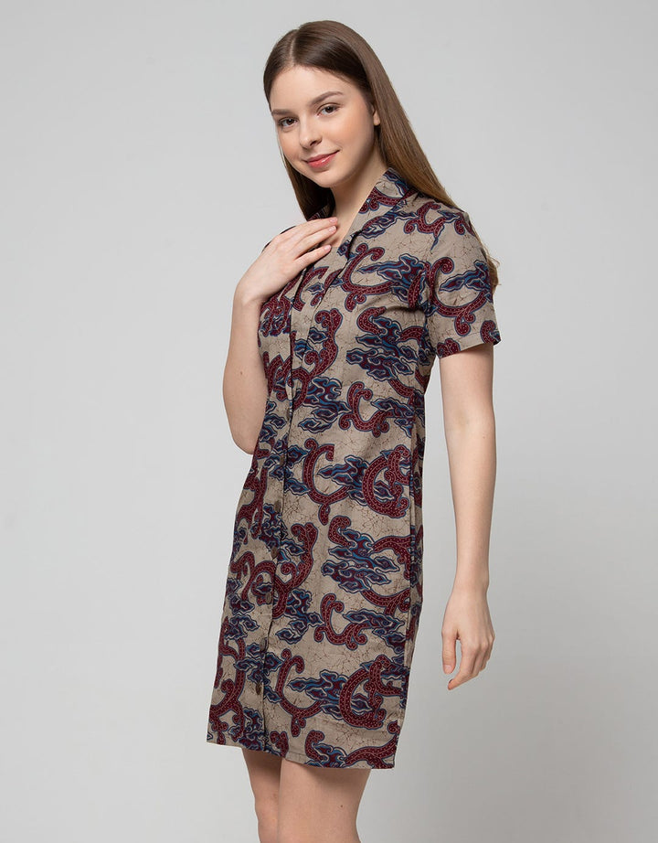 Arjuna Weda Sack Dress Batik Mega Mendung II