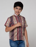 Arjuna Weda Shirt Boy Batik Diamond Flower
