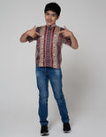 Arjuna Weda Shirt Boy Batik Diamond Flower