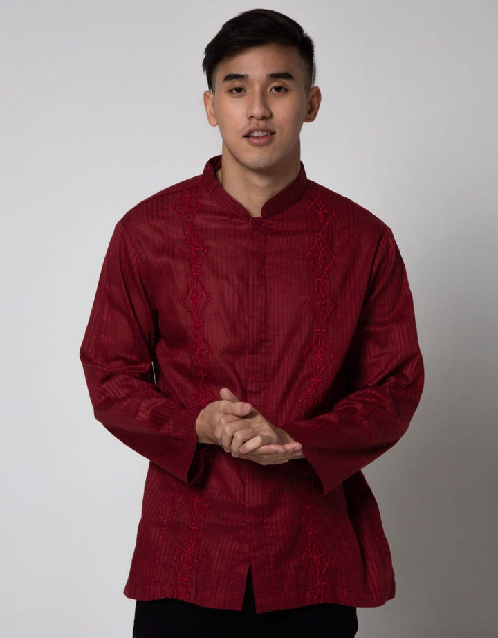 Adikusuma Regular Fit Wajik Kembang Koko Pria