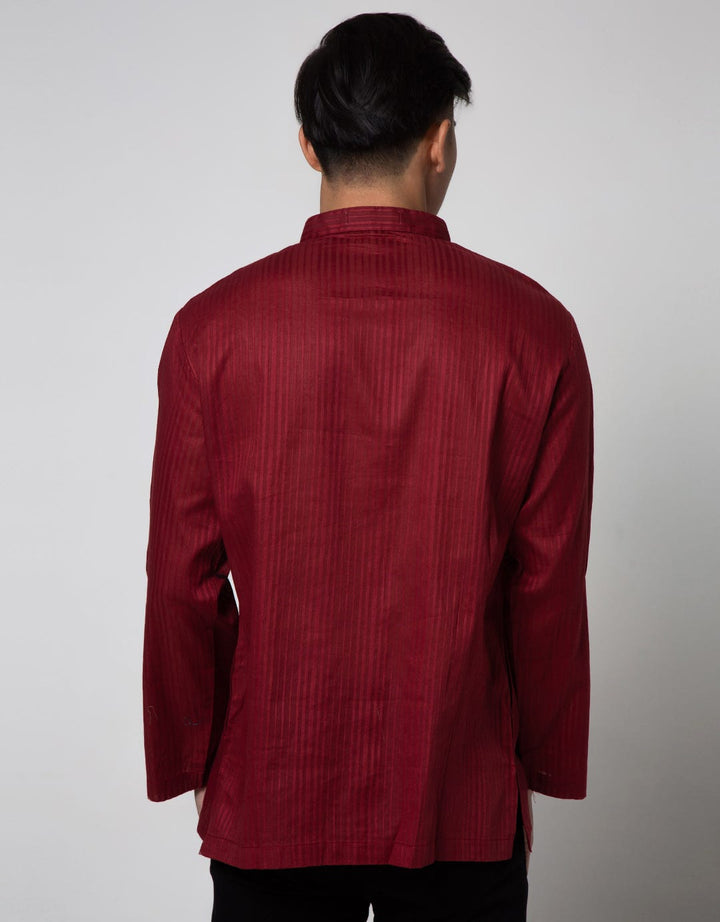 Adikusuma Regular Fit Wajik Kembang Koko Pria