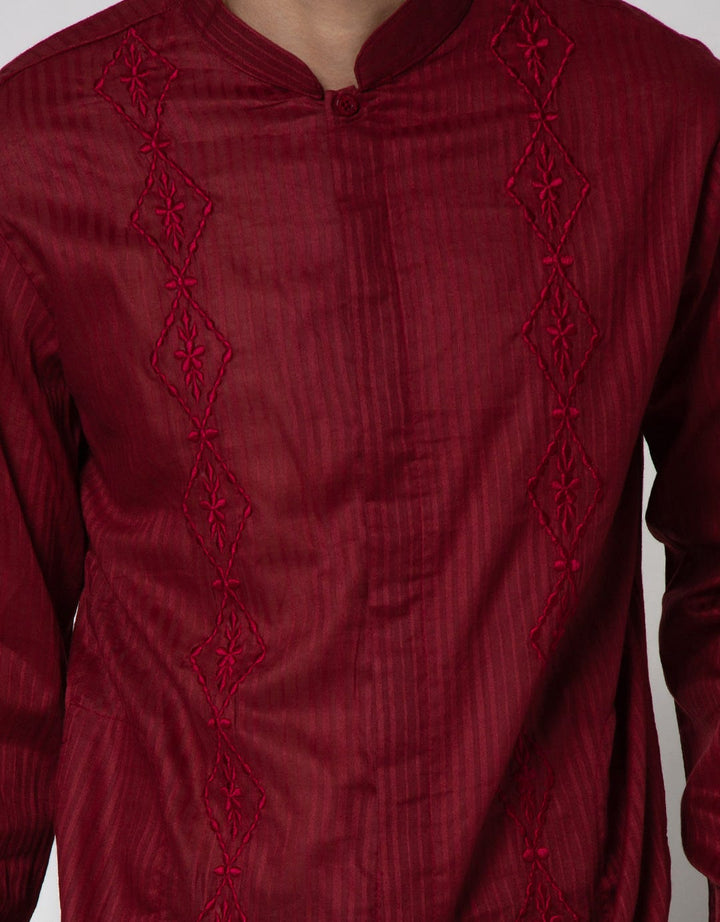 Adikusuma Regular Fit Wajik Kembang Koko Pria