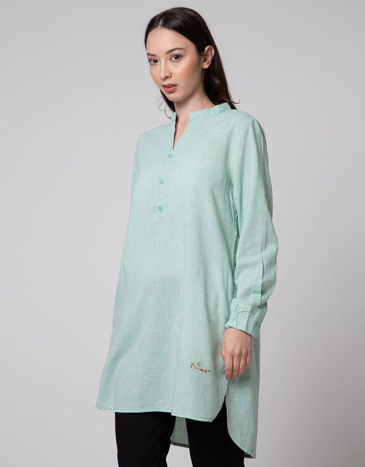 Triset Casual Asymmetric Blouse