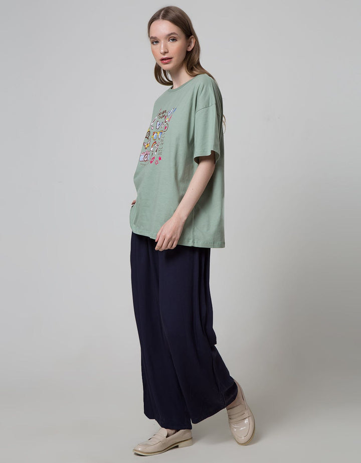 Nevada Short Sleeve T-Shirt Cotton Usa Oversized Young And Fun