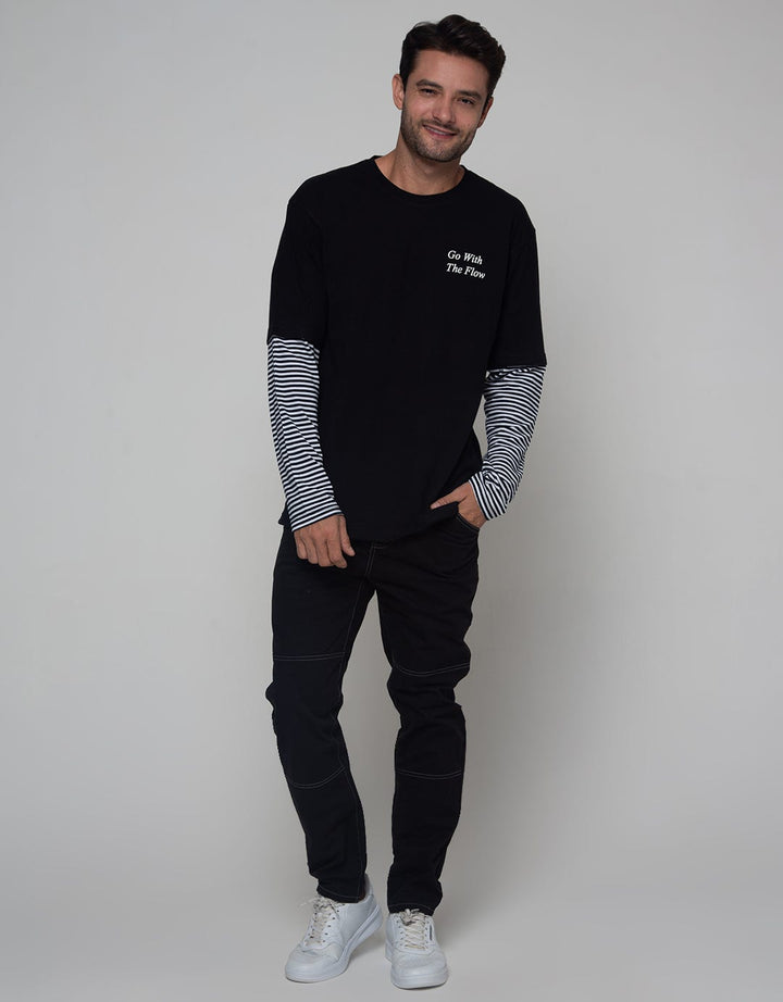 Nevada Long Pants Woven Var Stitching