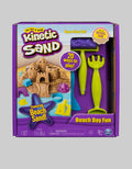 Bandai Kinetic Sand Beach Day Fun Playset with Castle Molds