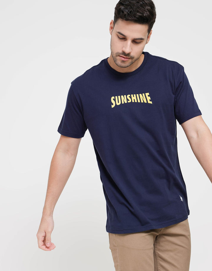 Freeride Kaos Lengan Pendek Print Sunshine