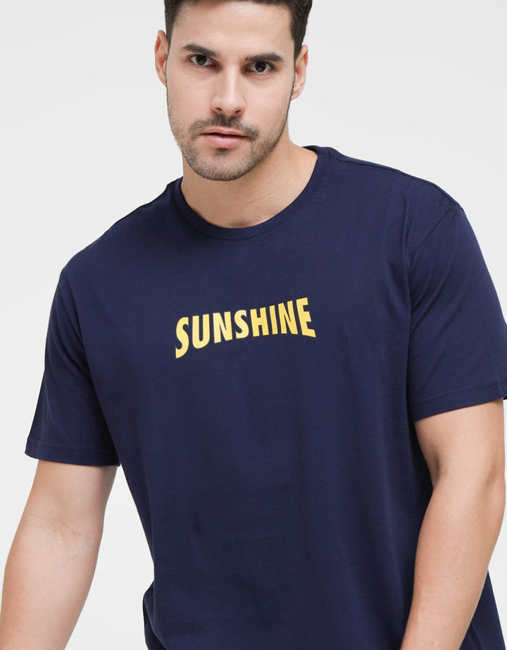 Freeride Kaos Lengan Pendek Print Sunshine