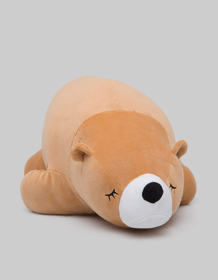 Little M Animal Plush Bear Sleeping 20L