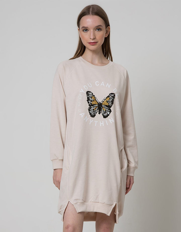 Nevada Long Sleeve Midi Dress You Can Be Anything