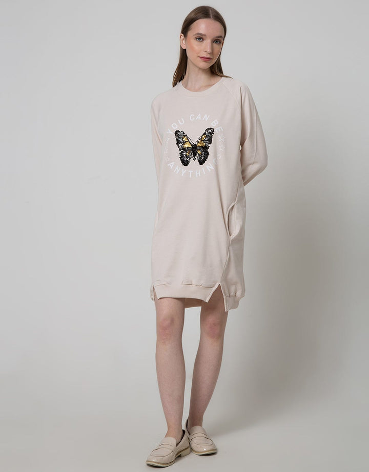 Nevada Long Sleeve Midi Dress You Can Be Anything