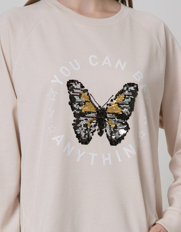 Nevada Long Sleeve Midi Dress You Can Be Anything