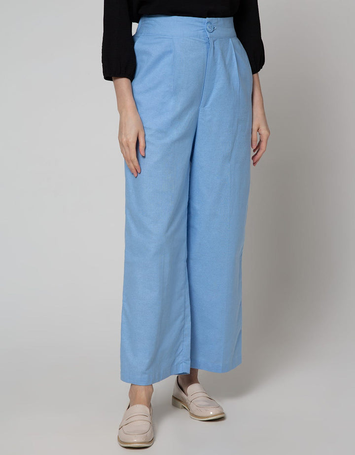 Details Long Pants With Loose Fit Leg And Stripe Print