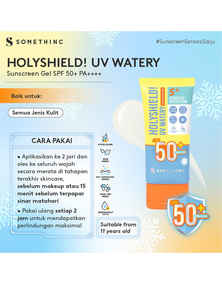 Somethinc Holyshield! UV Watery Sunscreen Gel SPF 50+ PA++++ 50gr