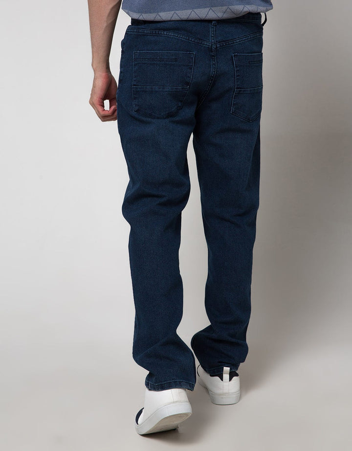 Cole Line Stitch Straight Denim Pria
