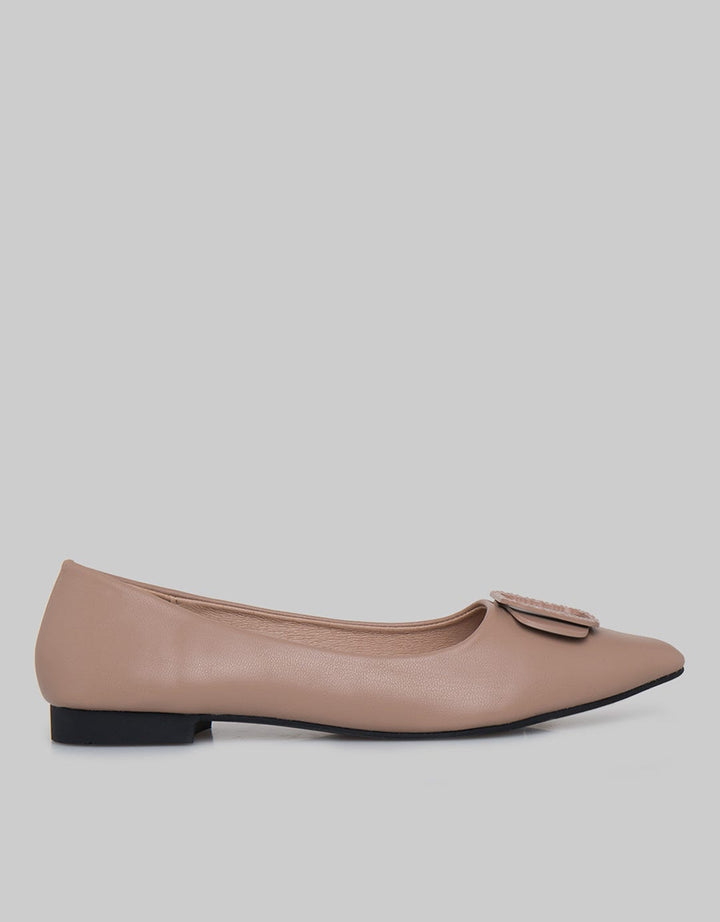 Laviola Square Look Flat Shoes Wanita