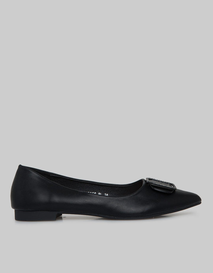 Laviola Square Look Flat Shoes Wanita