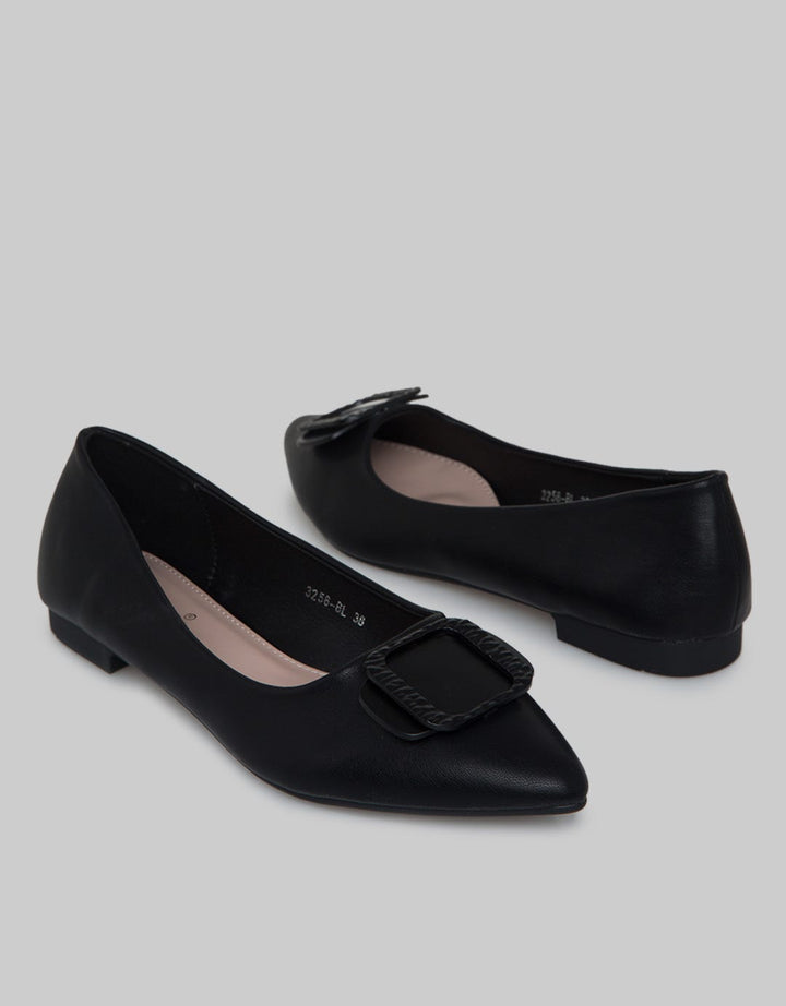 Laviola Square Look Flat Shoes Wanita