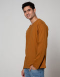 Cole Long Sleeve Oblong Basic Round Neck