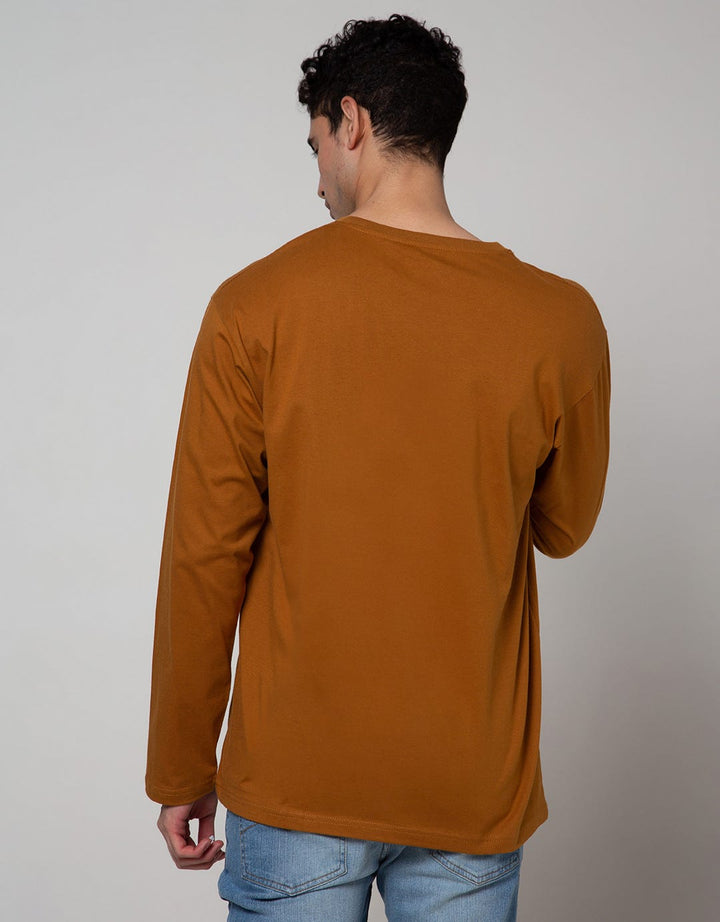 Cole Long Sleeve Oblong Basic Round Neck