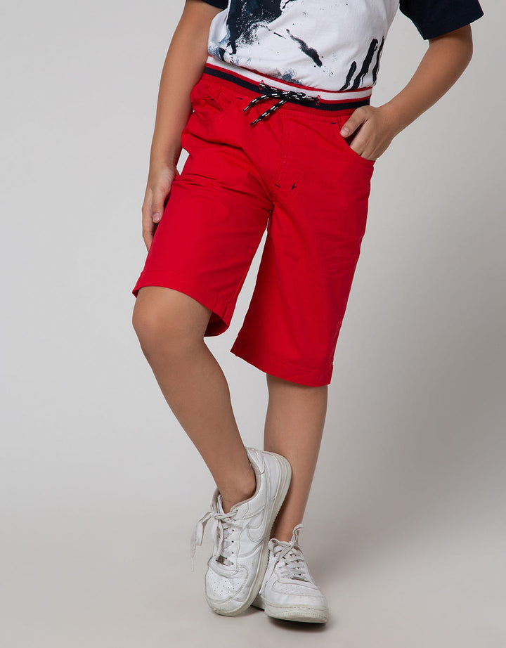 Nevada Solid Wove Boys Shorts