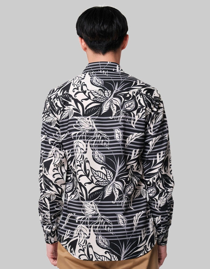 Moc Kemeja Lengan Panjang Pria Razborn Casual