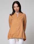 Triset Casual Drawstring Bottom Blouse