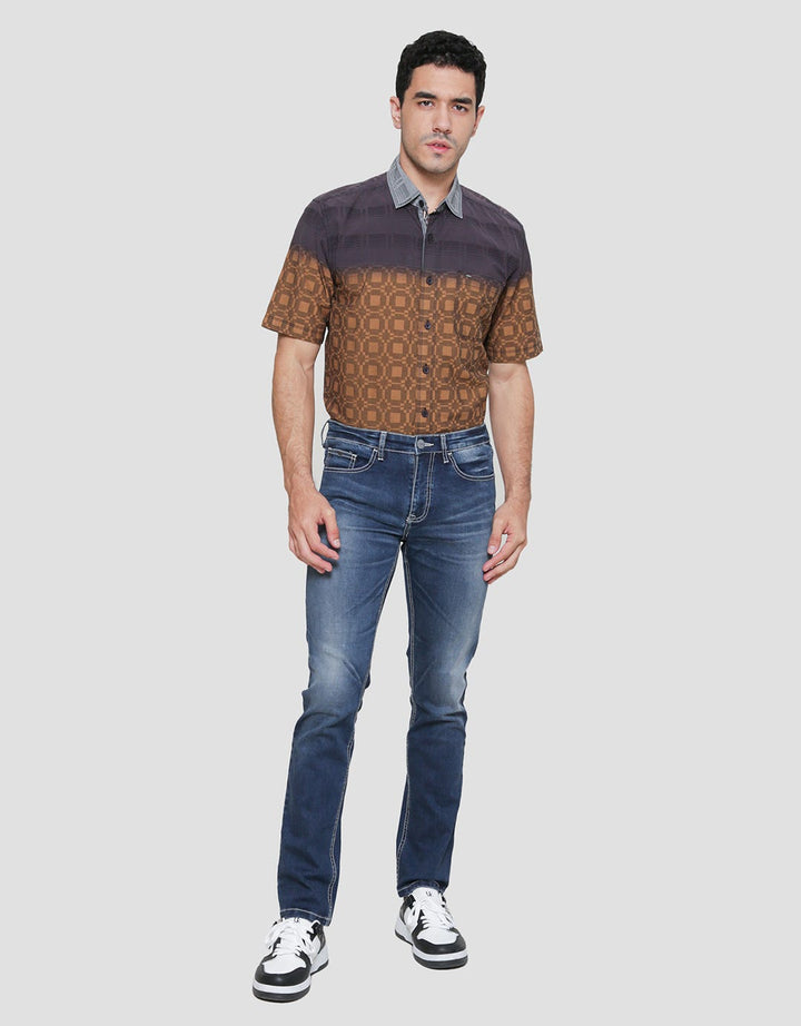 Andrew Smith Washed Accent Celana Panjang Pria