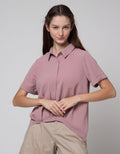 St. Yves Short Sleeve Blouse Top Baloon