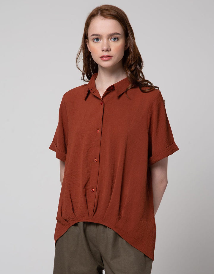 St. Yves Short Sleeve Blouse Top Baloon