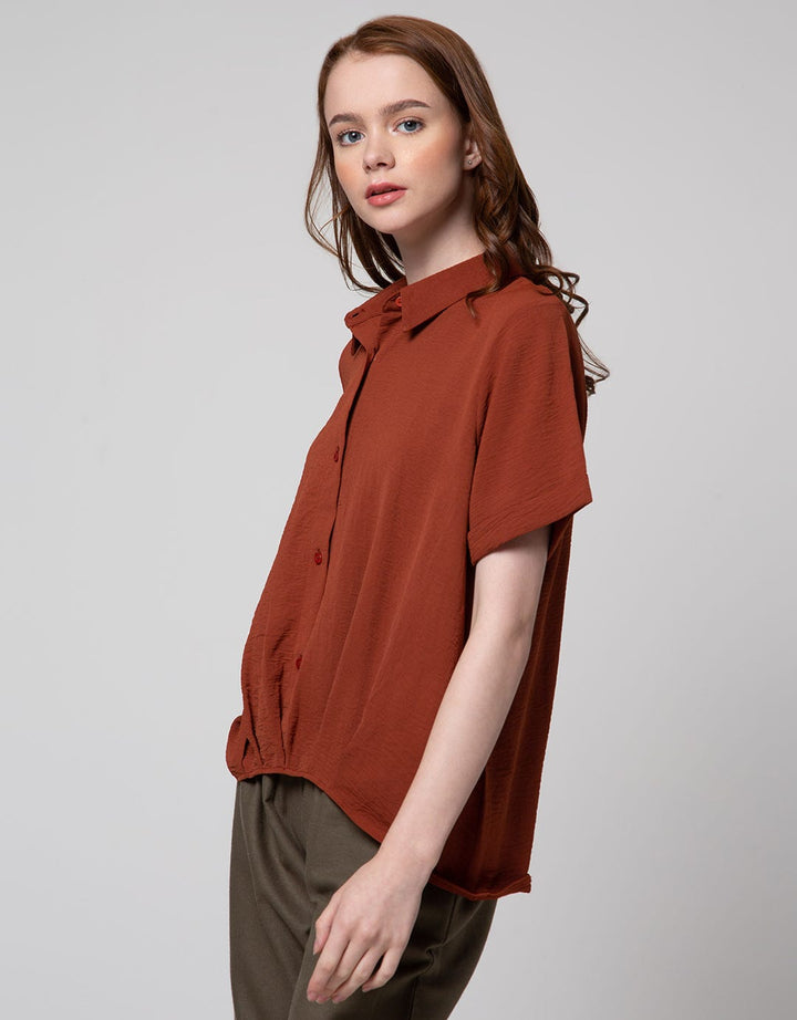 St. Yves Short Sleeve Blouse Top Baloon