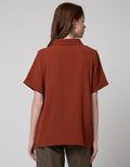 St. Yves Short Sleeve Blouse Top Baloon