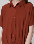 St. Yves Short Sleeve Blouse Top Baloon