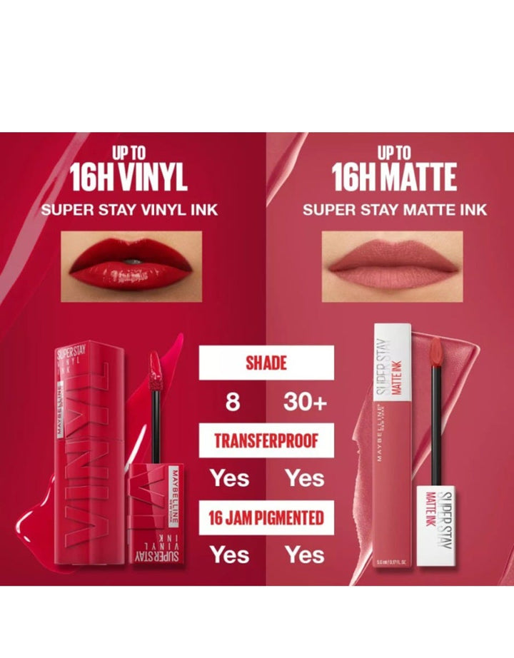 Maybelline Superstay Vinyl Ink Longwear Liquid Lipcolor - 15 Peachy 4.2 Ml