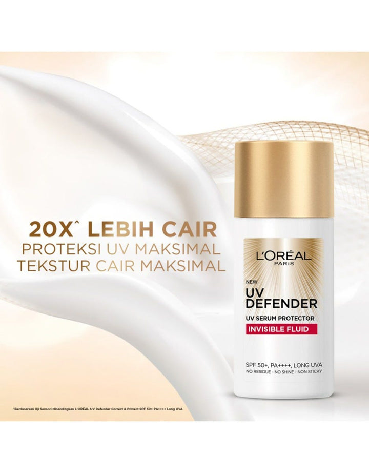 L'Oreal Paris UV Defender Invisible Fluid Sunscreen SPF50+ PA++++