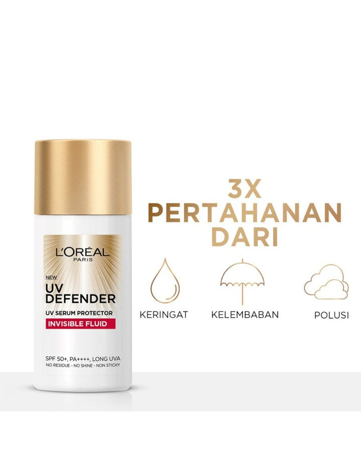 L'Oreal Paris UV Defender Invisible Fluid Sunscreen SPF50+ PA++++