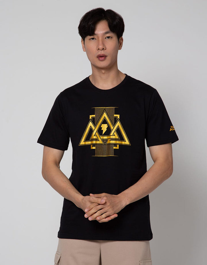 T Zone Short Sleeve T-Shirt  Wb Black Adam Movie Logo