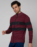 Johnwin Sweater Casual Zipper