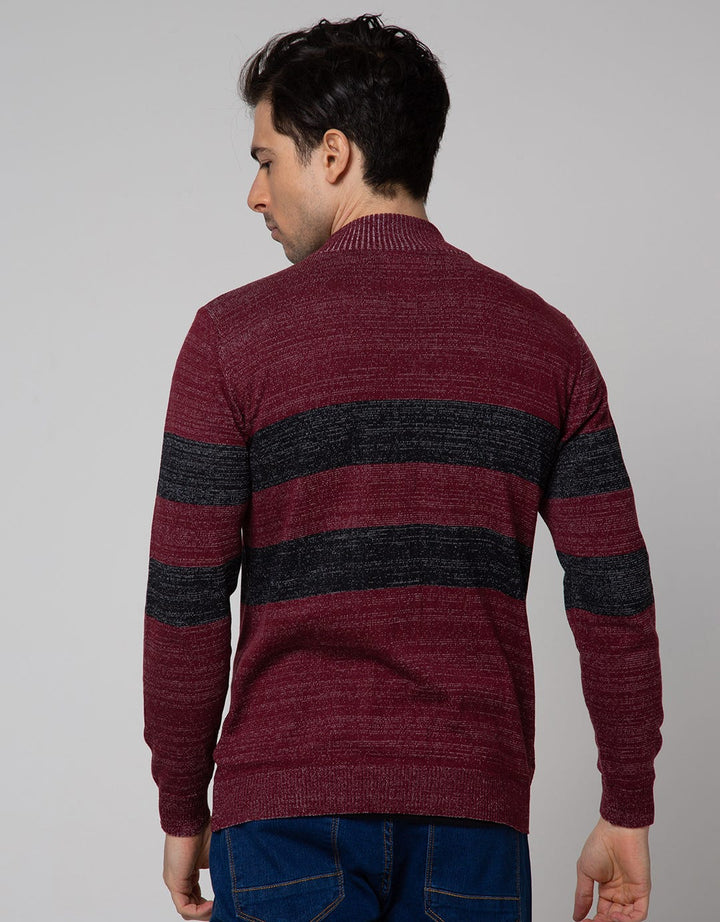 Johnwin Sweater Casual Zipper