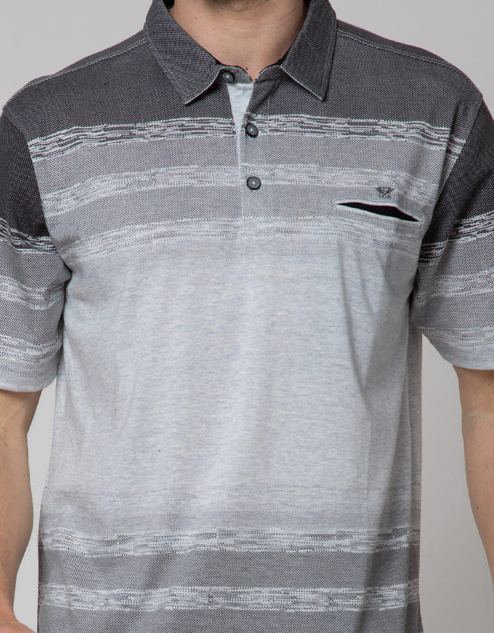 LGS Grad Stripe Polo Shirt Men