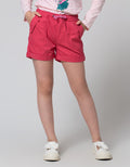 Cardinal Kids Girl Short Pants Pocket And Drawstring