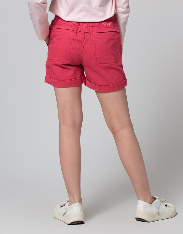 Cardinal Kids Girl Short Pants Pocket And Drawstring