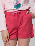 Cardinal Kids Girl Short Pants Pocket And Drawstring