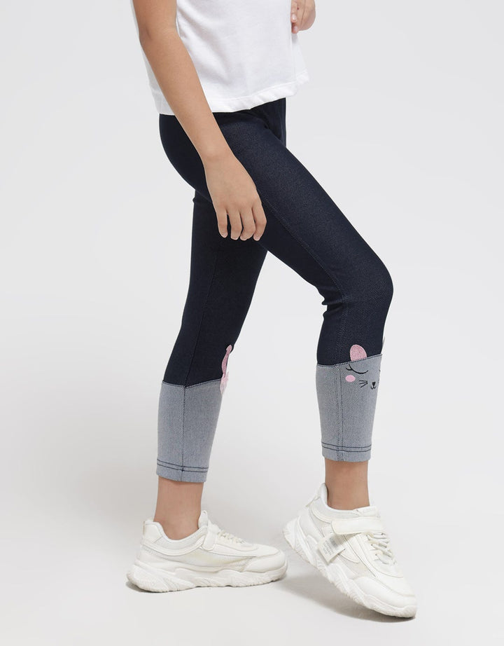 Cardinal Kids Girl Two Tone Leggings for Girls