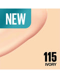 Maybelline Fit Me Matte and Poreless Liquid Foundation - 115 Ivory