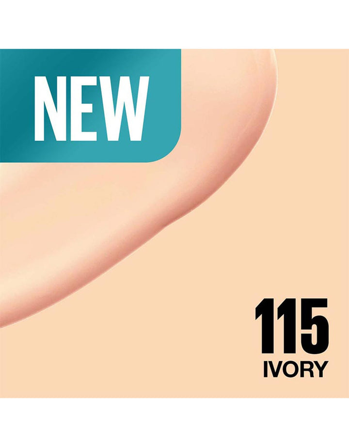 Maybelline Fit Me Matte and Poreless Liquid Foundation - 115 Ivory
